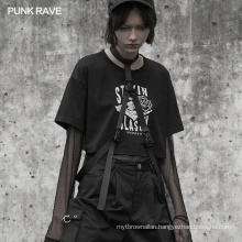PUNK RAVE OPS-146BDF female women sexy plus size faber punk strap clothing apperal decoration belt accessories